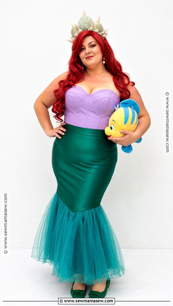Plus Size Ariel Little Mermaid Costume - 40 little mermaid costume ideas