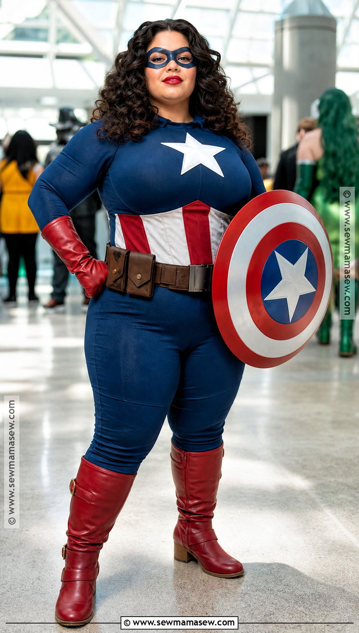 Plus Size Captain America Costume - 30 Captain America Costume Ideas for Women
