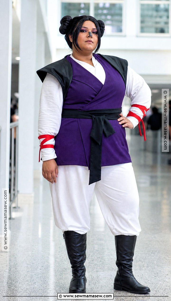 Plus Size Choso Cosplay With Wrap Vest - 35 Choso Cosplay Fem Ideas