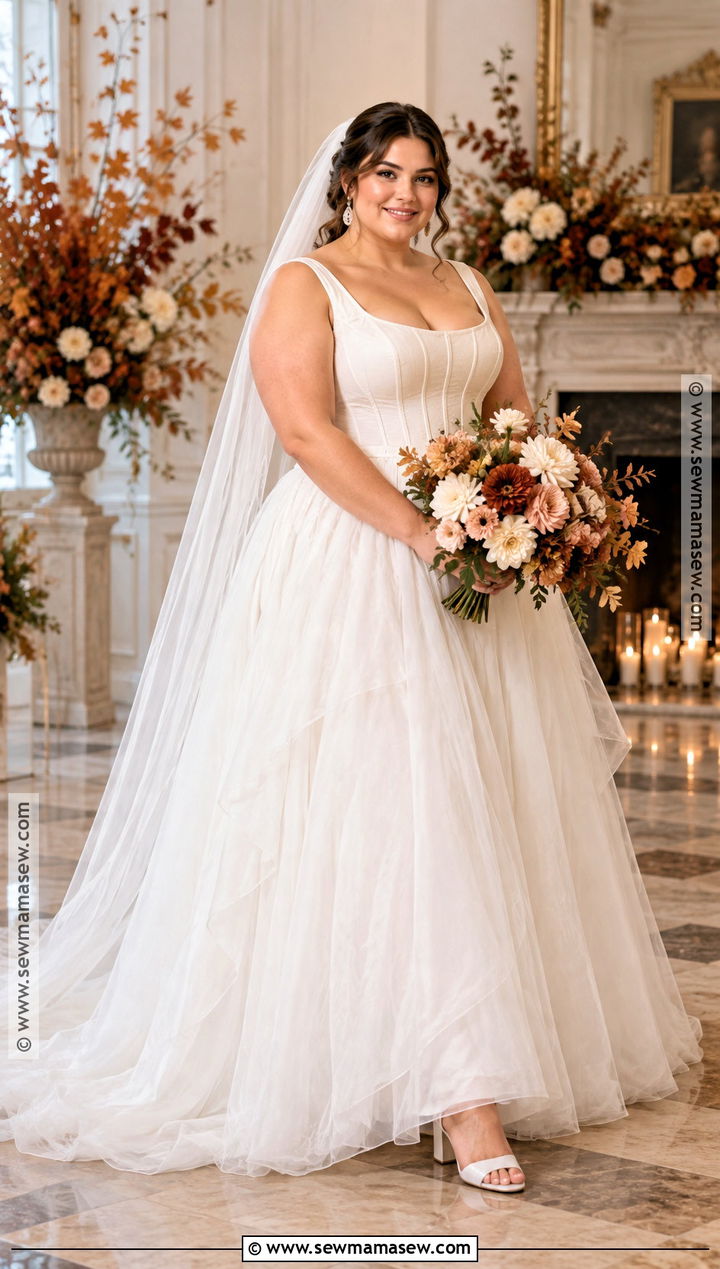 Plus Size Corset A Line Wedding Dress - 15 A Line Wedding Dress Fall Ideas
