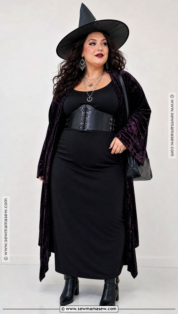 Plus Size Corset Belt Witch Outfit - 35 witch outfit aesthetic ideas