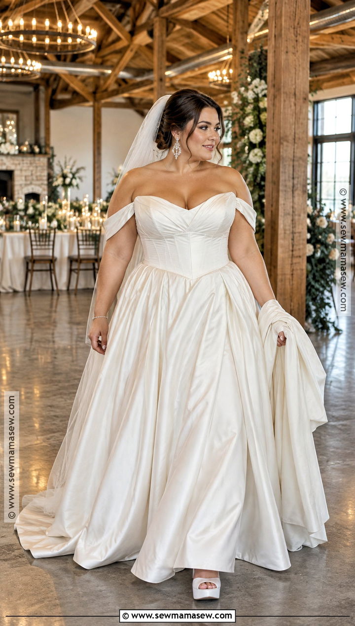 Plus Size Corset October Wedding Dress - 15 Wedding Dresses October