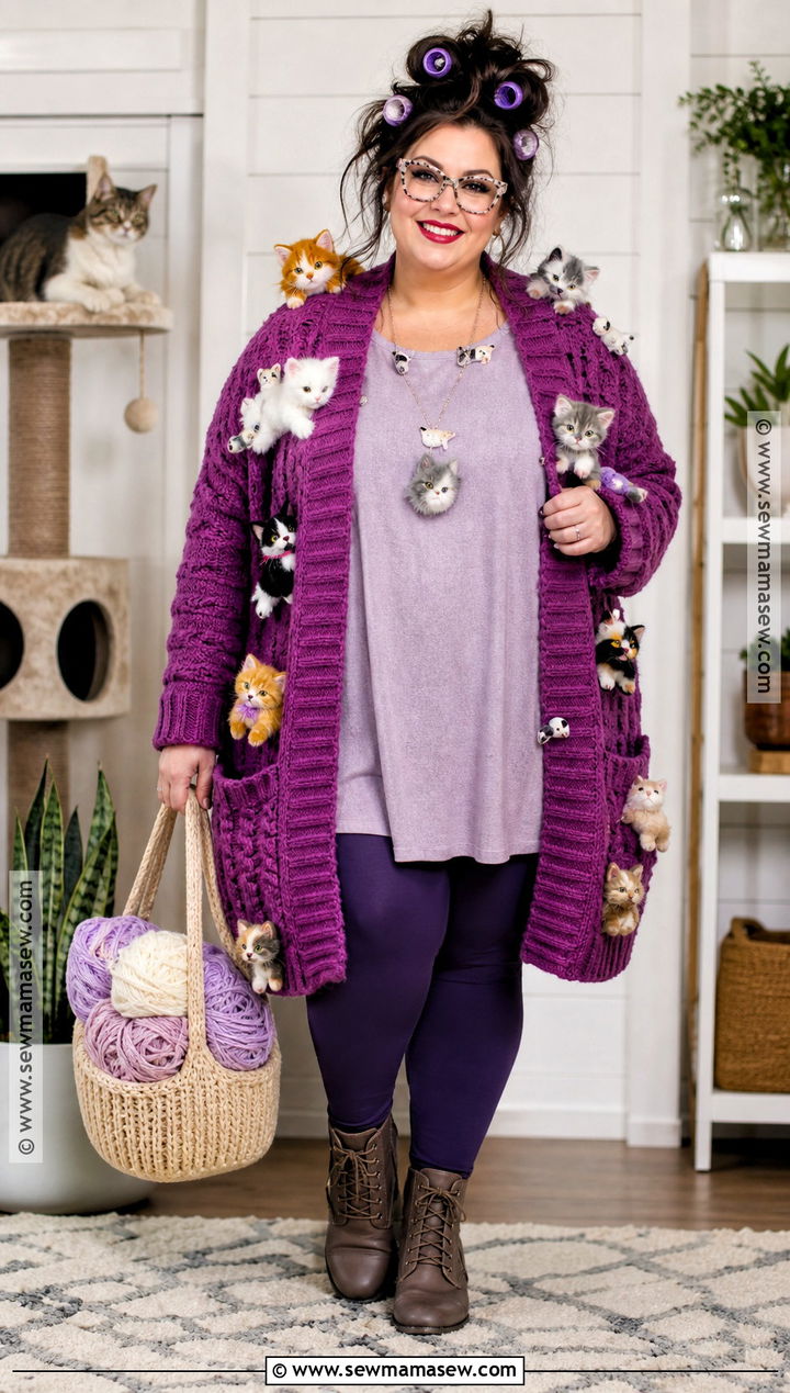 Plus Size Crazy Cat Lady Costume - 35 crazy cat lady costume ideas