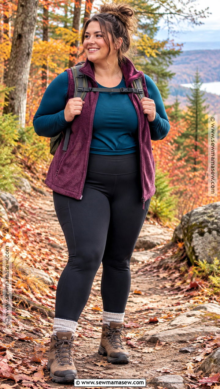 Plus Size Fall Hiking Outfit - 25 fall hiking outfits for women