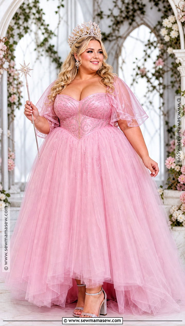 Plus Size Galinda Ball Gown Costume - 35 galinda costume ideas