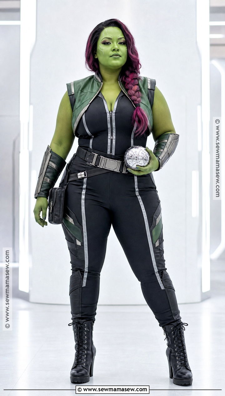 Plus Size Gamora Costume With Structured Vest - 35 gamora costume ideas