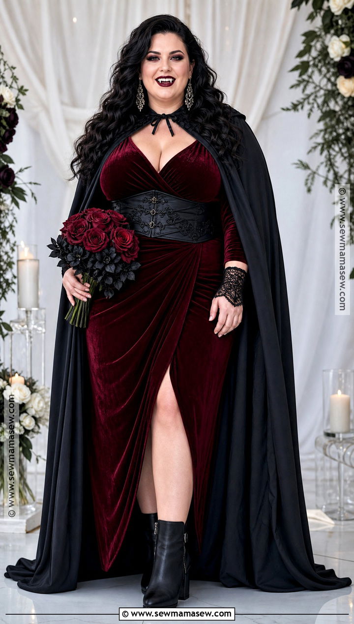 Plus Size Glam Vampire Costume - 30 vampire costume outfit ideas
