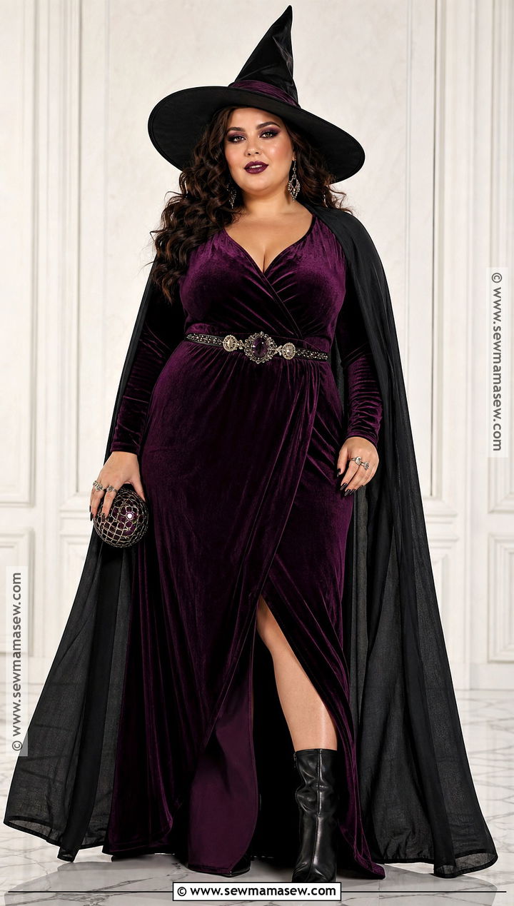 Plus Size Glam Witch Costume - 45 witch halloween costume ideas