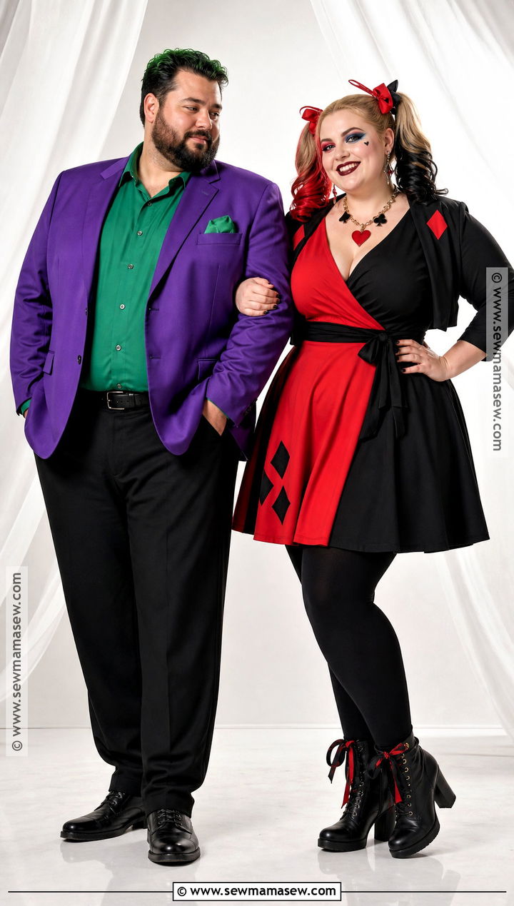 Plus Size Joker And Harley Quinn Couple Costume - 35 joker couple costume ideas