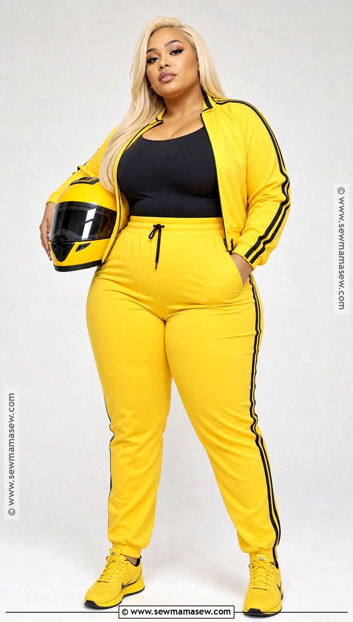 Plus Size Kill Bill Bride Tracksuit Outfit - 35 kill bill halloween outfit ideas