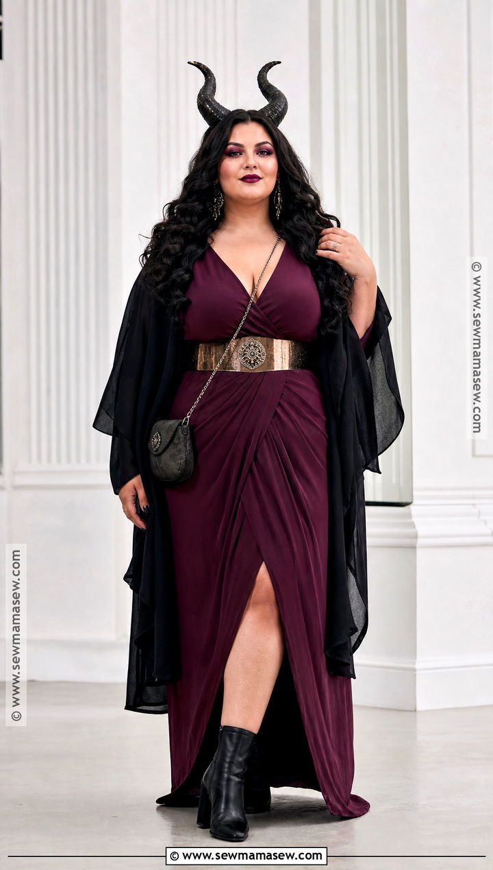 Plus Size Lilith Costume With Wrap Gown - 30 Lilith Costume Ideas