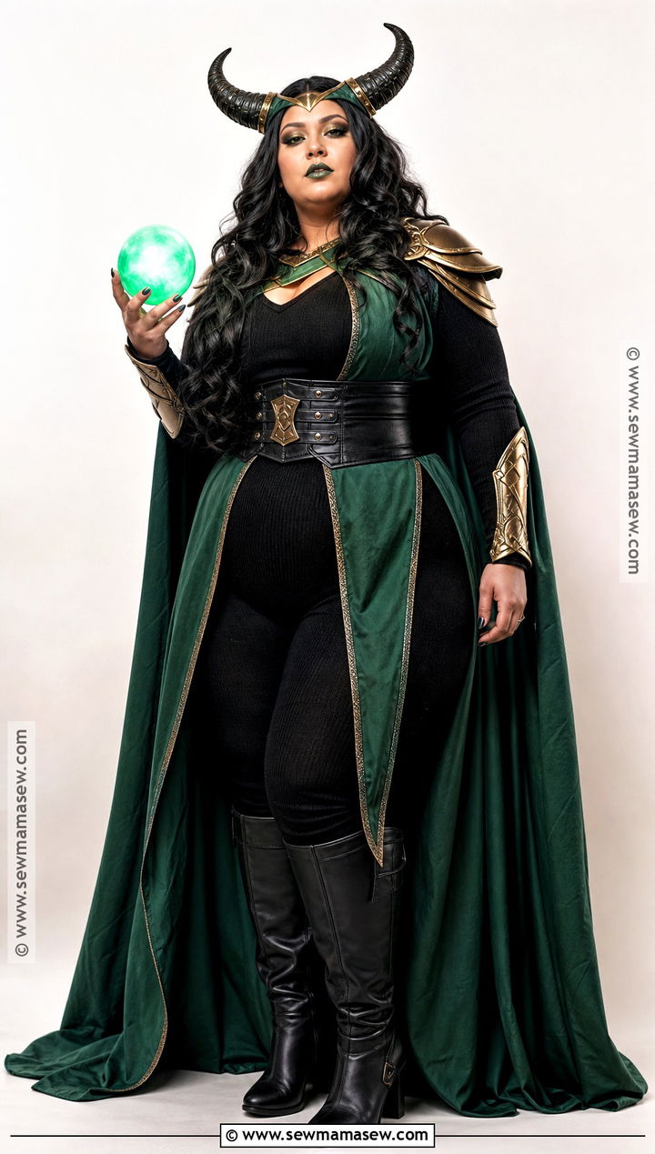 Plus Size Loki Costume With Corset Belt - 30 Loki Costume Ideas for Females