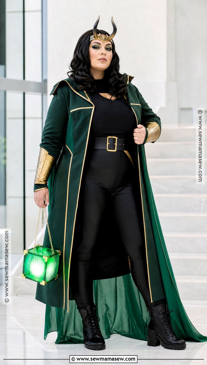 Plus Size Loki Costume With Long Green Coat - 35 loki costume ideas