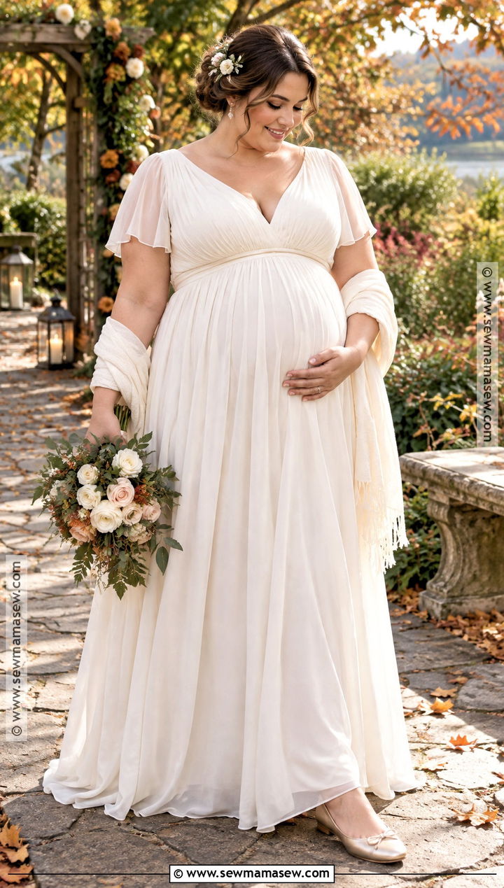 Plus Size Maternity Bohemian Wedding Dress - 15 Fall Wedding Dress Plus Size Bohemian Ideas
