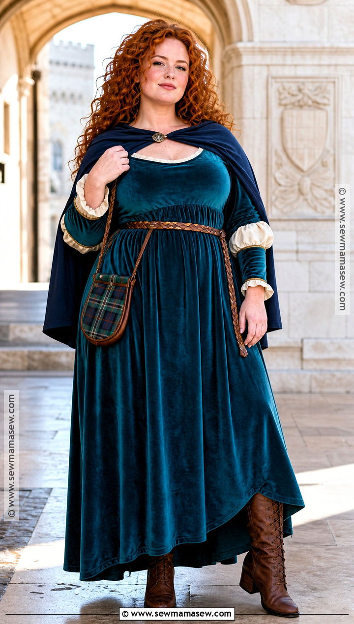 Plus Size Merida Costume With Empire Waist - 30 Merida Halloween Costume Ideas