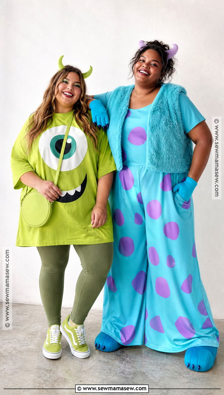 Plus Size Mike And Sully Costume - 35 mike and sully costume ideas