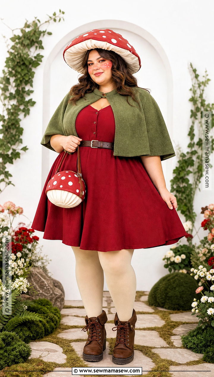 Plus Size Mushroom Costume - 30 Mushroom Costume Ideas for Women