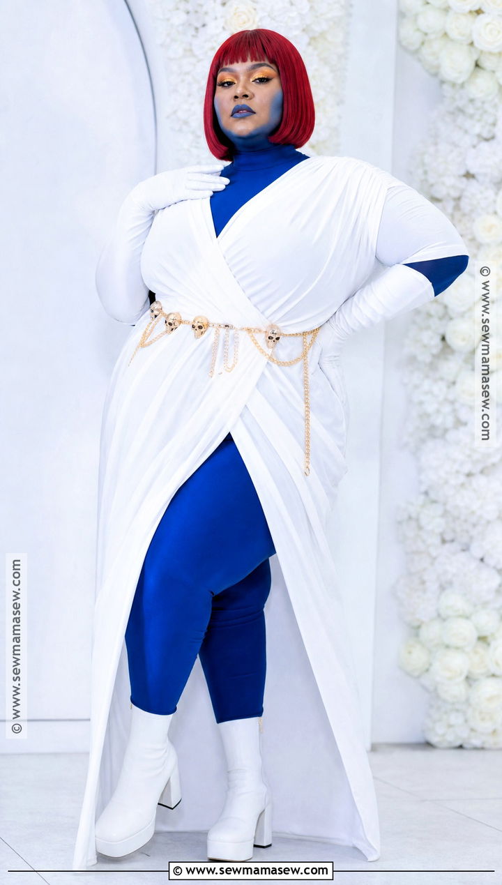 Plus Size Mystique Costume With Wrap Dress - 35 mystique costume ideas