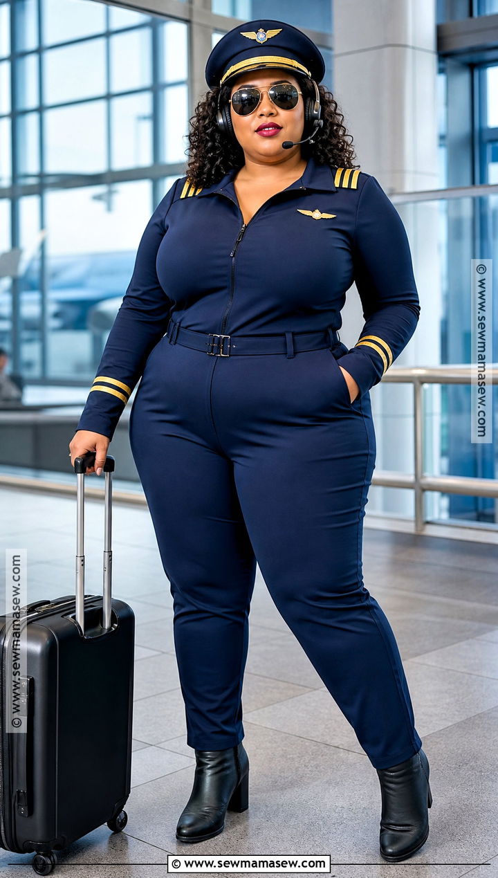 Plus Size Pilot Costume - 30 Pilot Costume Ideas for Women