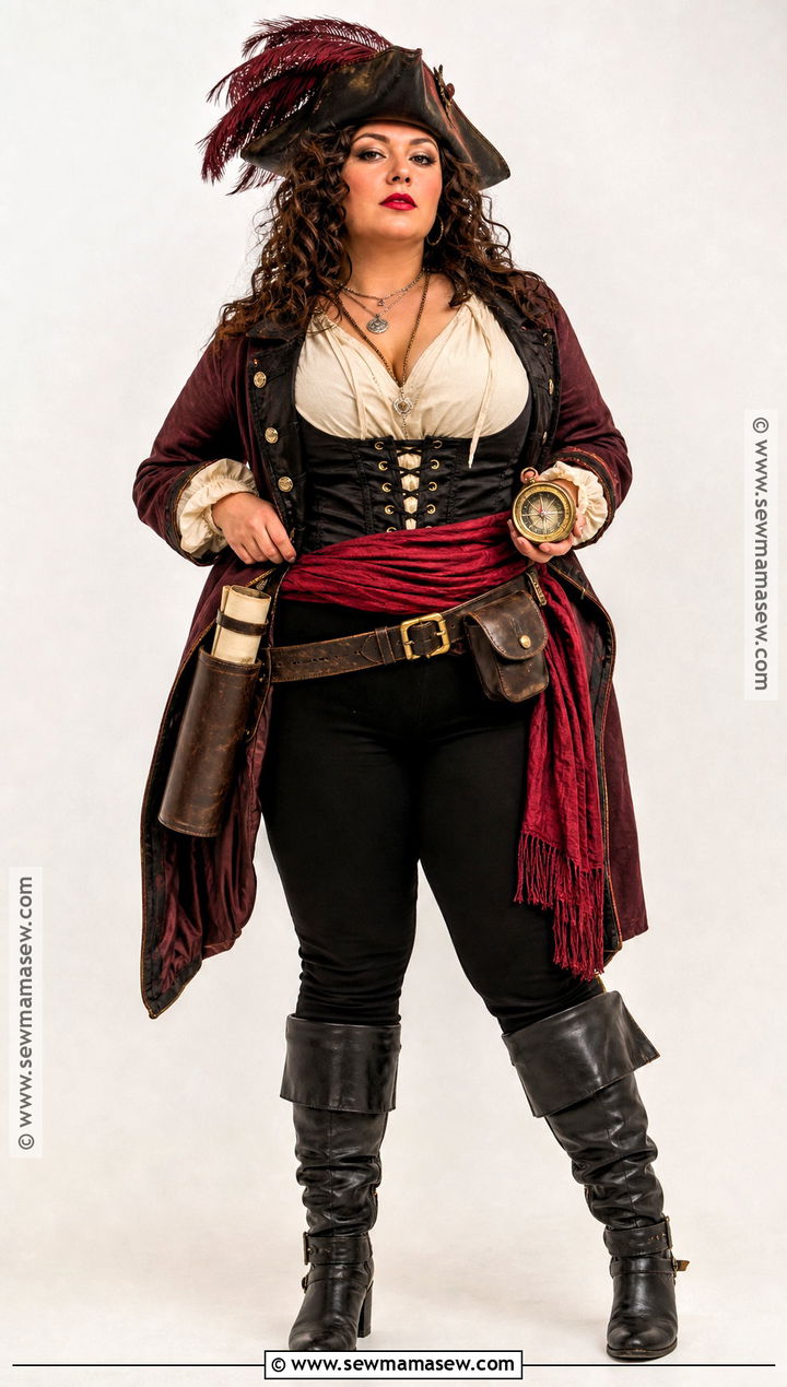Plus Size Pirate Captain Cosplay - 30 pirate cosplay ideas for females