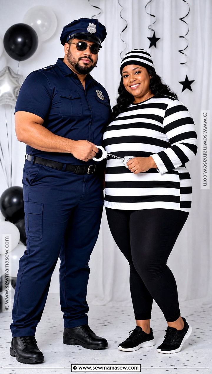 Plus Size Police And Prisoner Costume - 35 police and prisoner costume ideas
