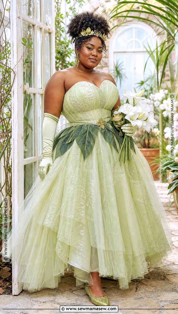 Plus Size Princess Tiana Gown Costume - 30 Princess Tiana Halloween Costume Ideas
