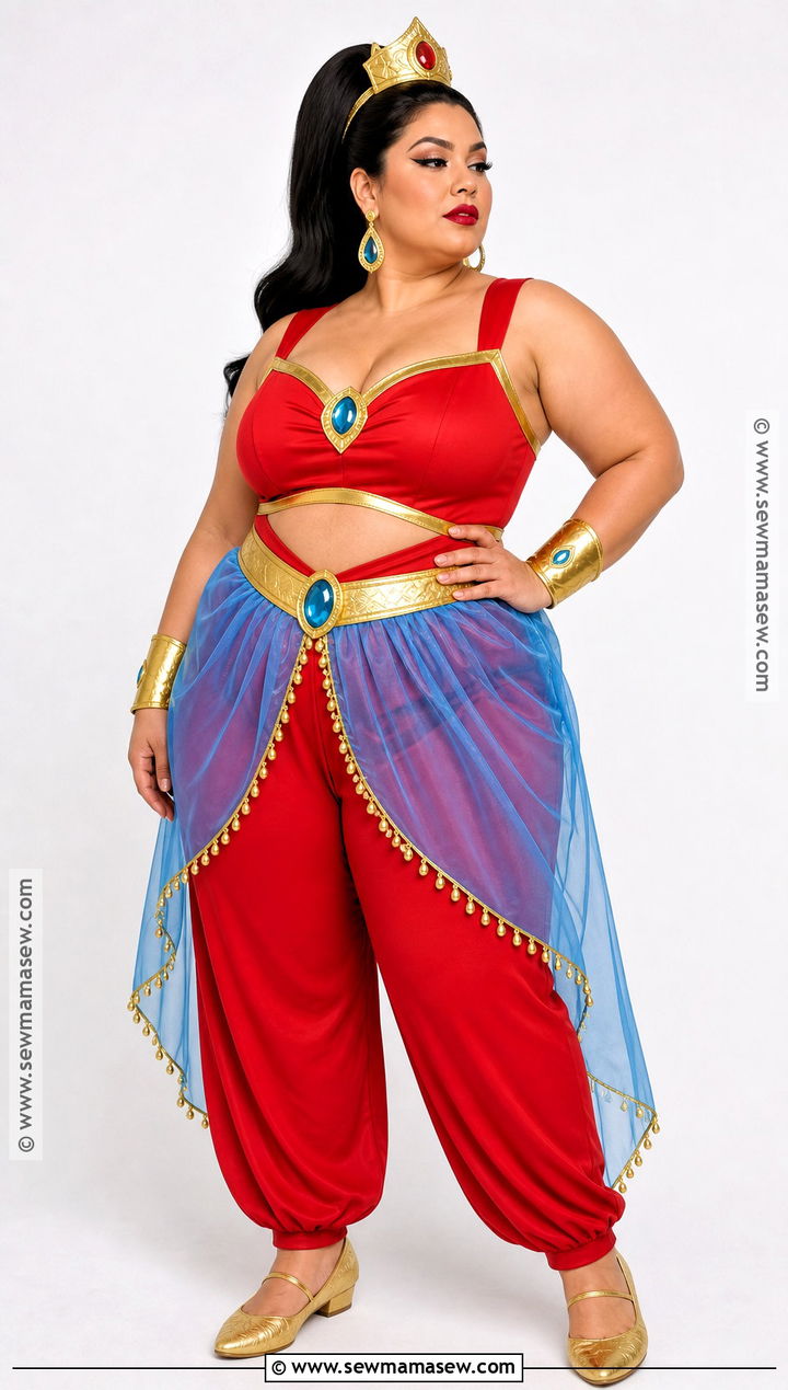 Plus Size Red Jasmine Costume - 30 red jasmine halloween costume ideas