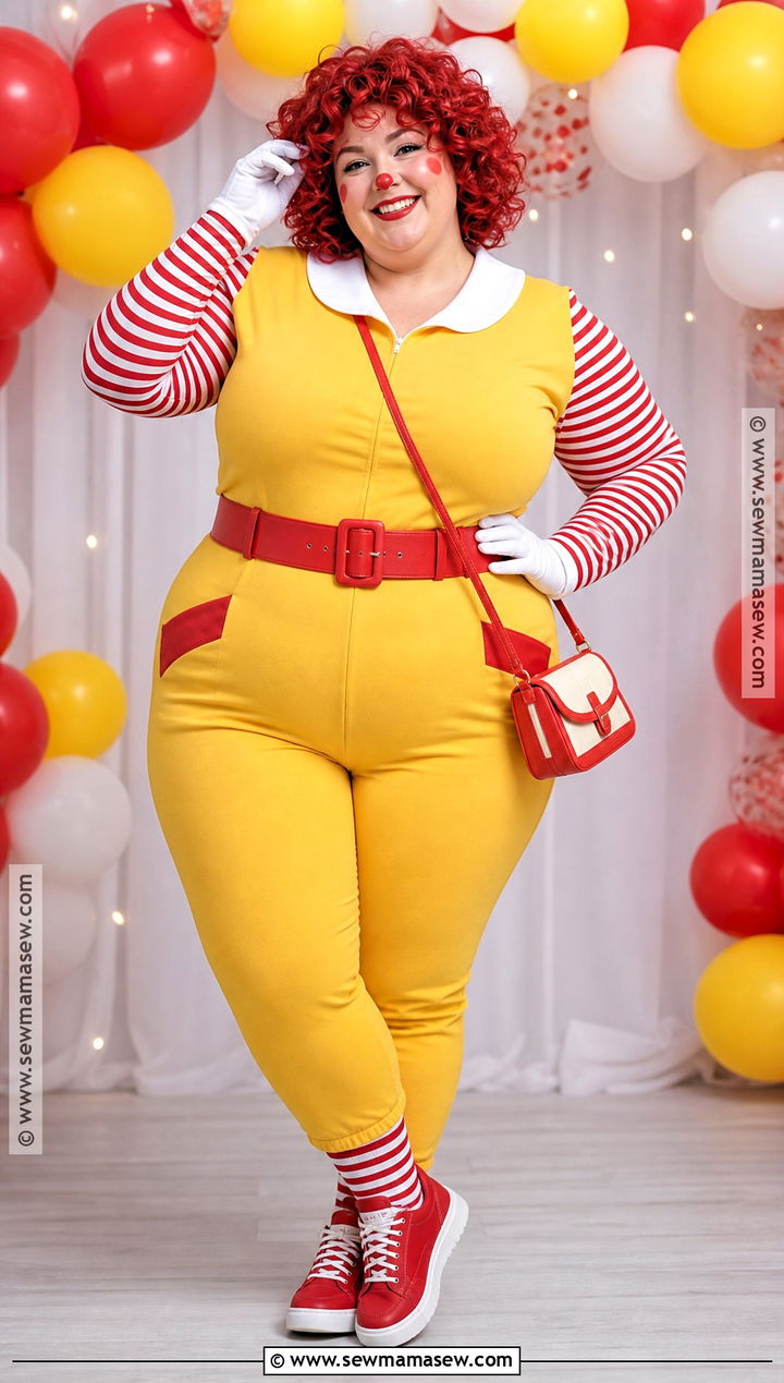 Plus Size Ronald McDonald Costume - 30 Ronald Mcdonald Costume Ideas for Women