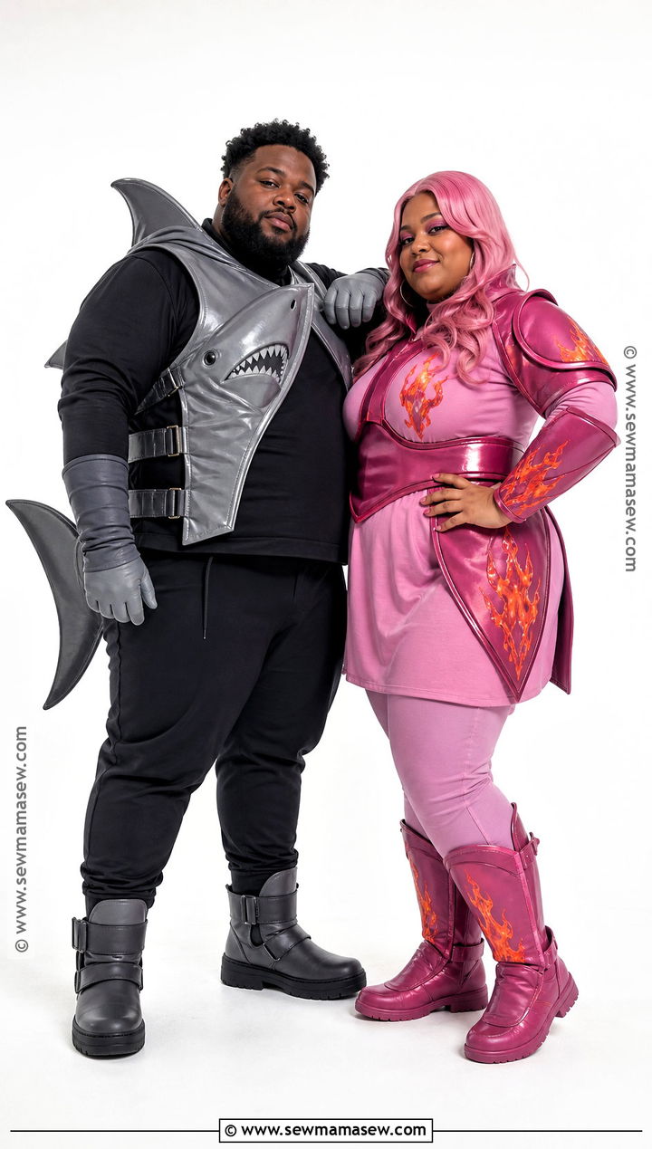 Plus Size Sharkboy And Lavagirl Costume - 30 shark boy and lava girl costumes