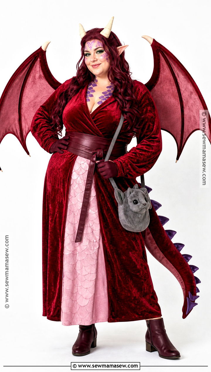 Plus Size Shrek Dragon Costume With Wrap Dress - 35 shrek dragon costume ideas