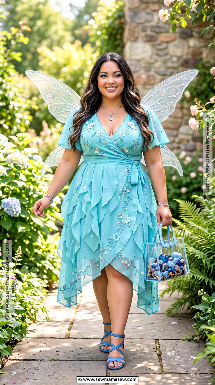 Plus Size Silvermist Cosplay With Wrap Dress - 30 silvermist cosplay ideas