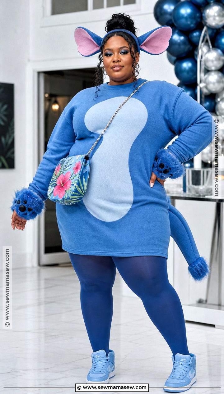 Plus Size Stitch Costume - 30 stitch halloween costume ideas
