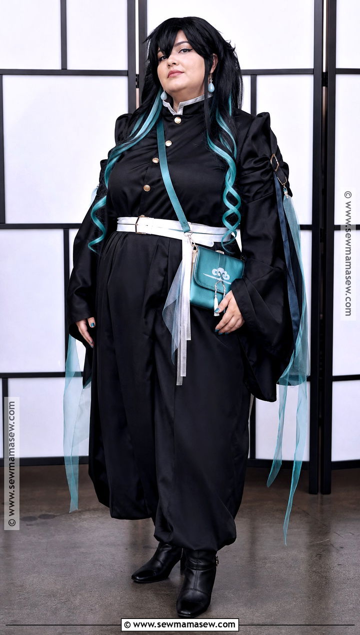 Plus Size Tokito Cosplay With Flowing Tunic - 35 tokito cosplay ideas