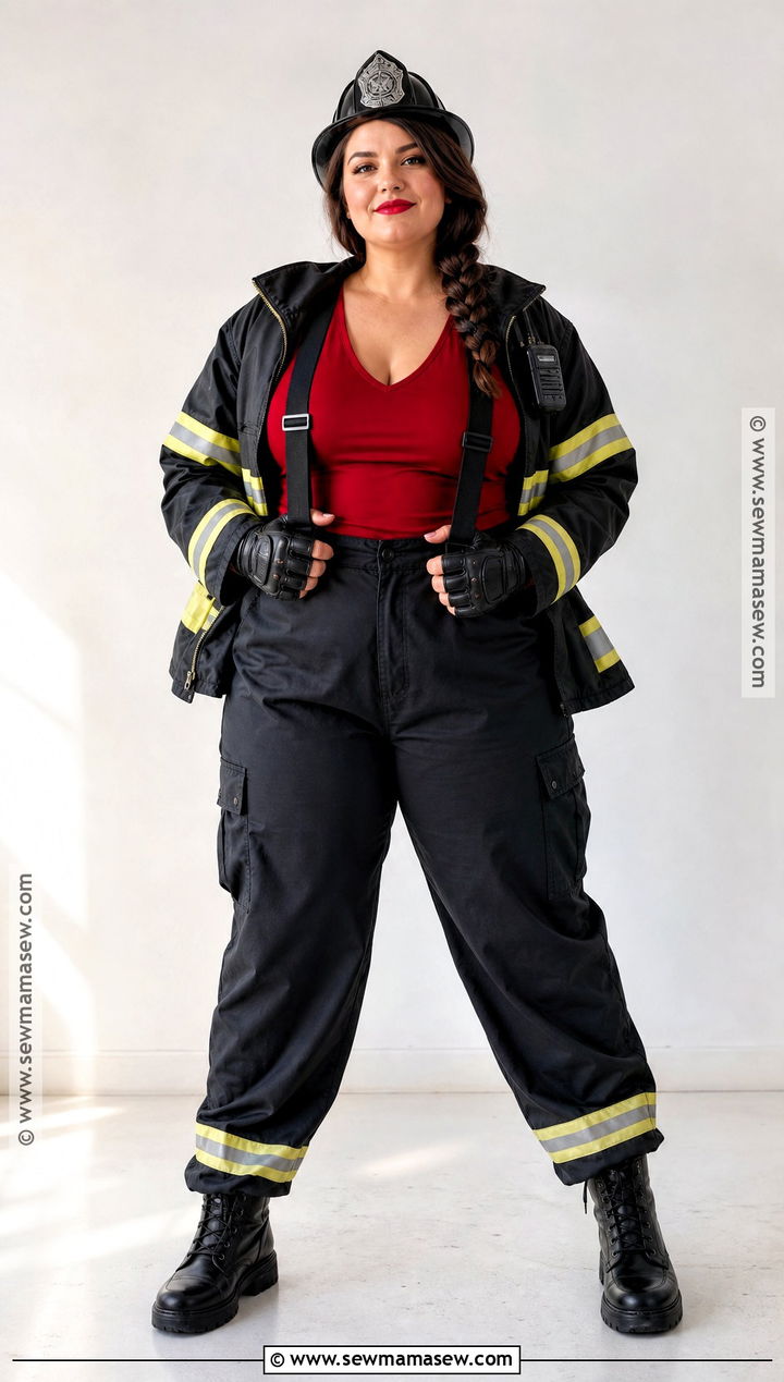 Plus Size Turnout Firefighter Costume - 35 firefighter costume ideas for women