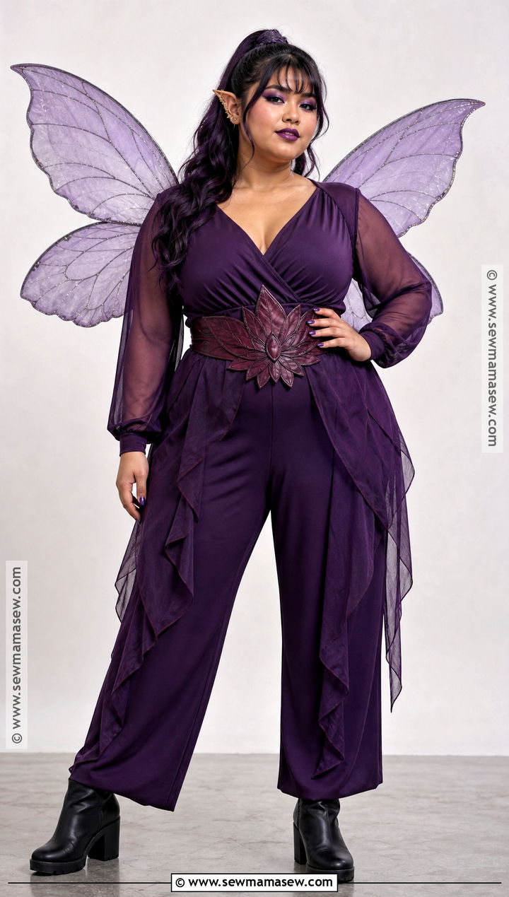 Plus Size Vidia Costume With Purple Jumpsuit - 35 vidia costume ideas