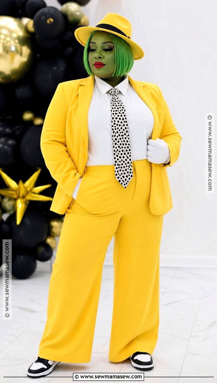 Plus Size Yellow Suit The Mask Costume - 30 The Mask Costume Ideas for Women