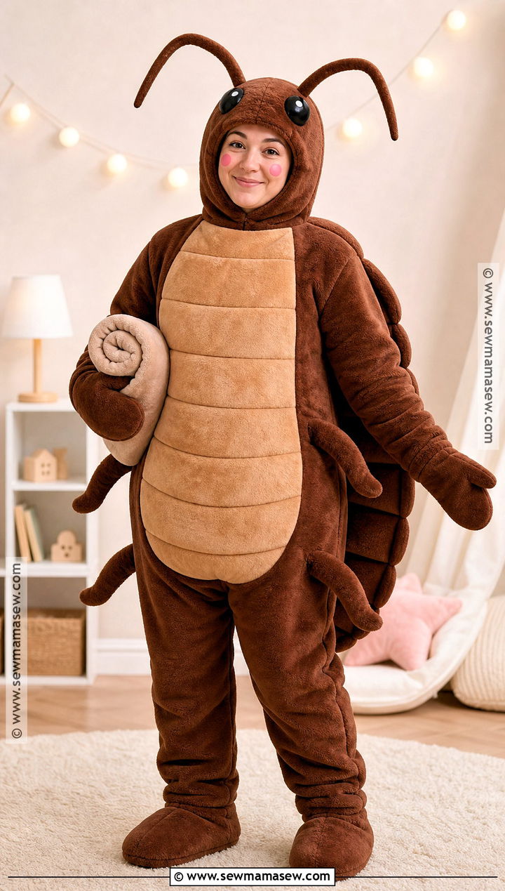 Plush Brown Bed Bug Costume - 30 Bed Bug Halloween Costume Ideas