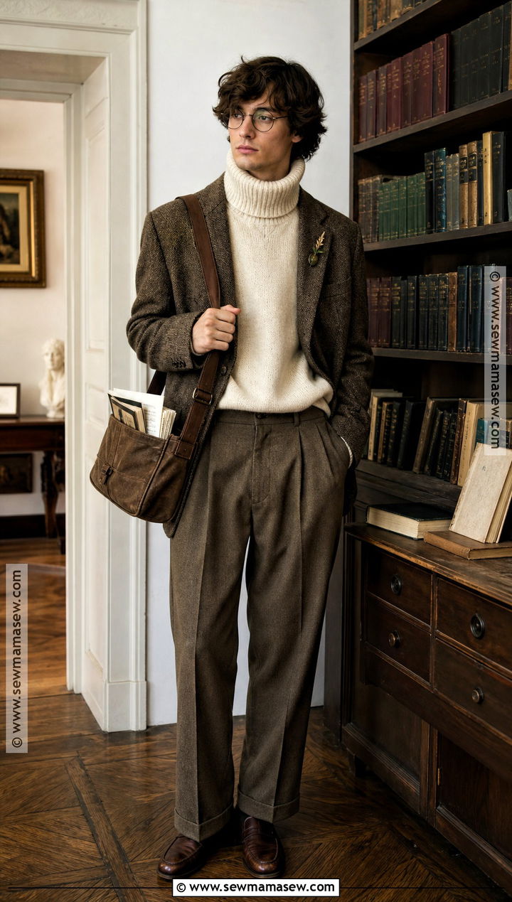 Poetcore Costume With Vintage Blazer - 30 Trending Halloween Costumes