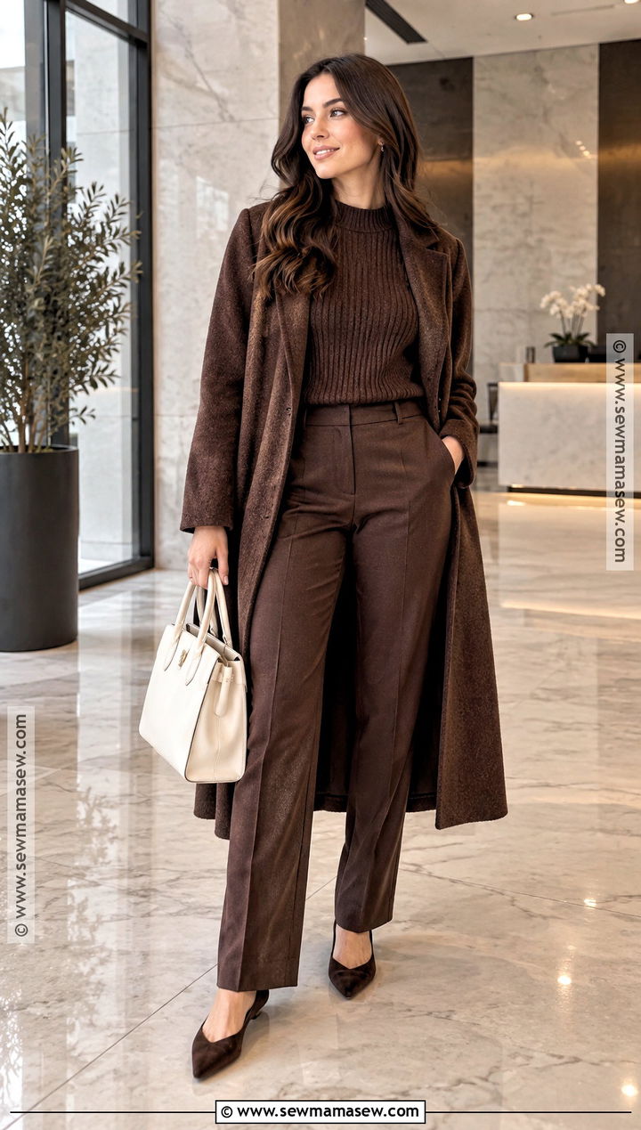 Pointed Flats With A Monochrome Work Outfit - 30 fall shoes