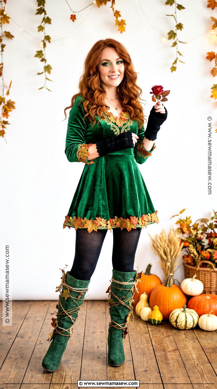 Poison Ivy Costume With Knee High Boots - 50 poison ivy costume ideas