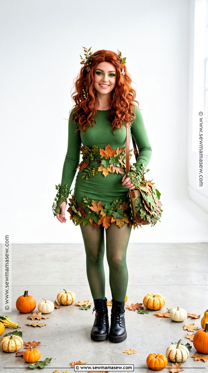 Poison Ivy Costume With Mini Dress - 50 poison ivy costume ideas