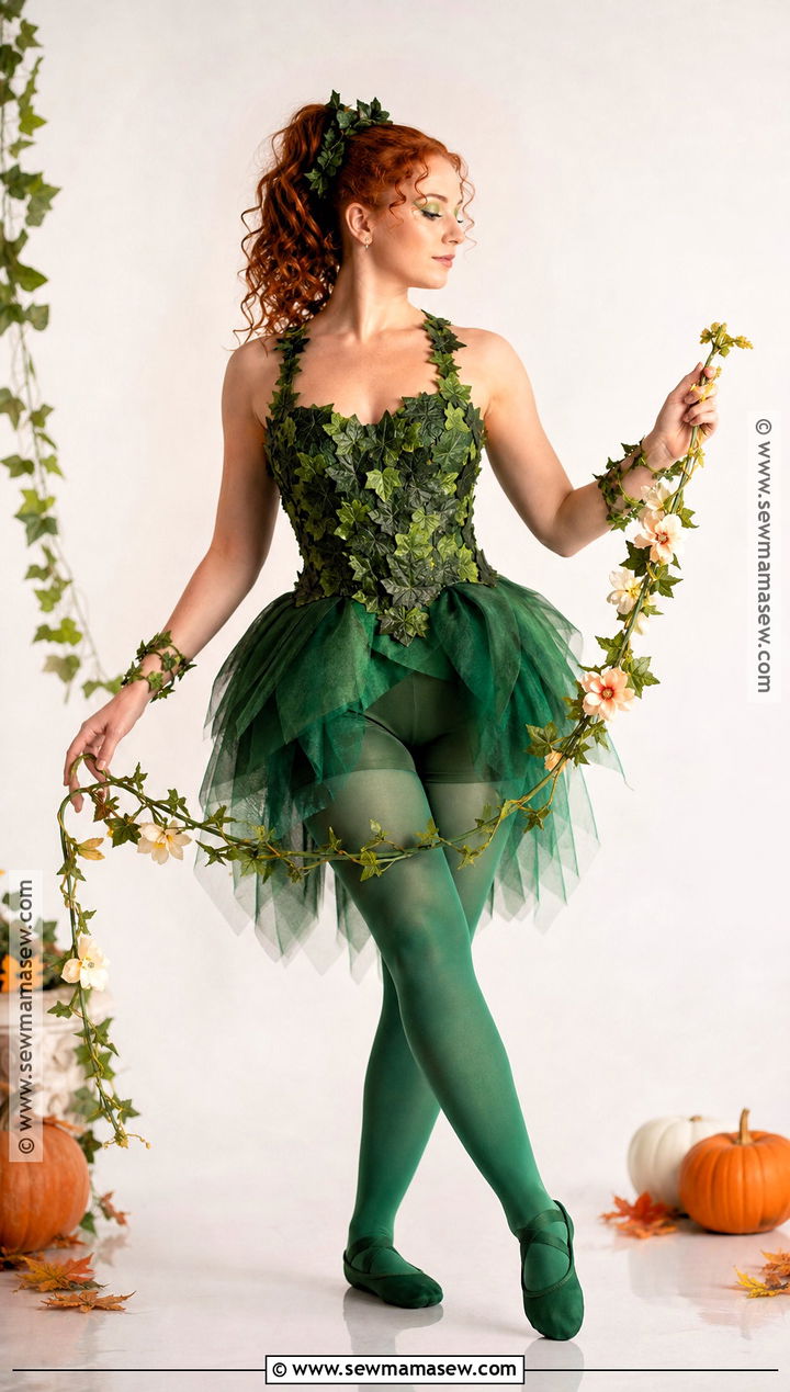 Poison Ivy Costume With Tulle Skirt - 50 poison ivy costume ideas
