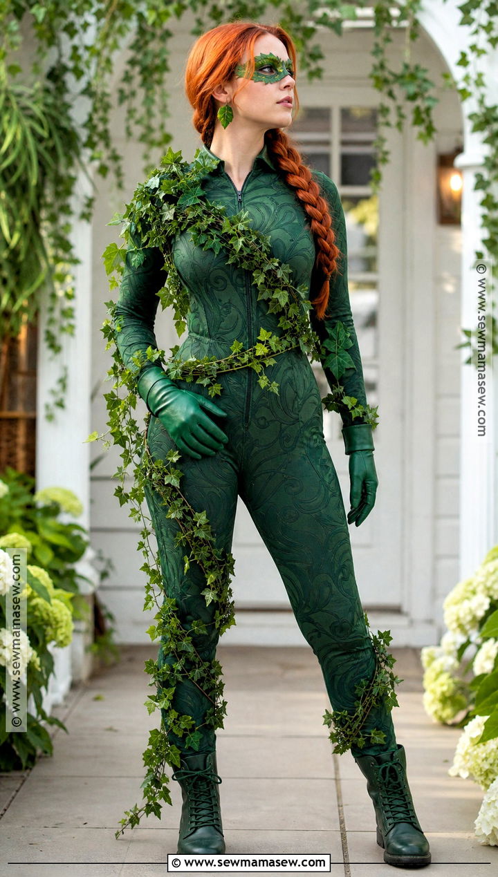 Poison Ivy Jumpsuit Costume - 40 batman costume ideas for women