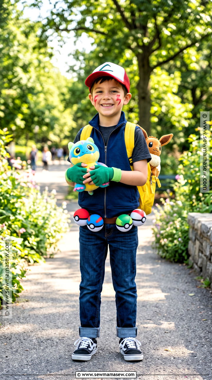 Pokemon Trainer Boy Costume - 35 boy costumes