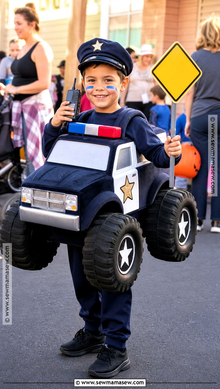 Police Monster Truck Costume - 30 monster truck costume ideas