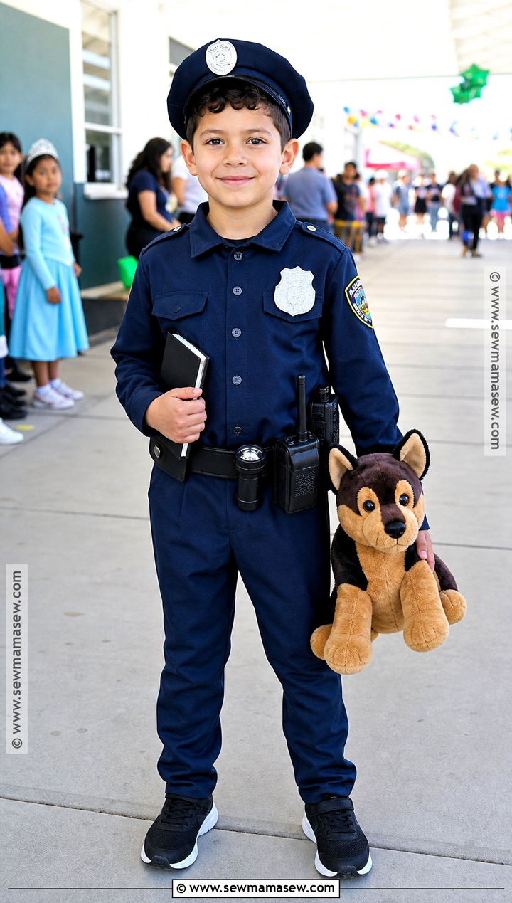 Police Officer Boy Costume - 35 boy costumes