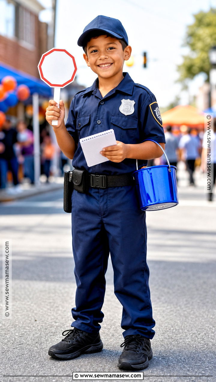 Police Officer Costume - 40 halloween costumes for boys