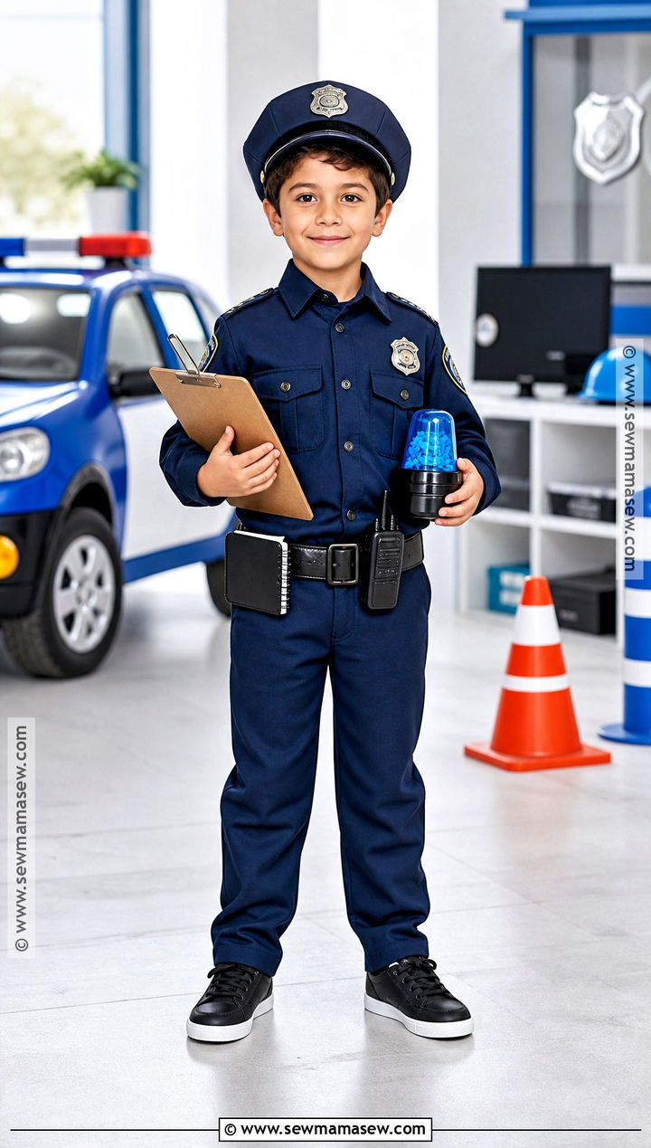 Police Officer Costume - 35 halloween costumes for boys