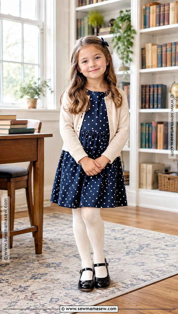 Polka Dot Autumn Dress - 15 girls autumn dresses