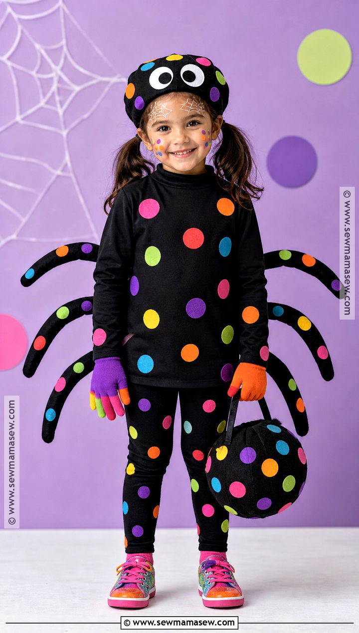 Polka Dot Spider Costume - 30 spider costume ideas for kids